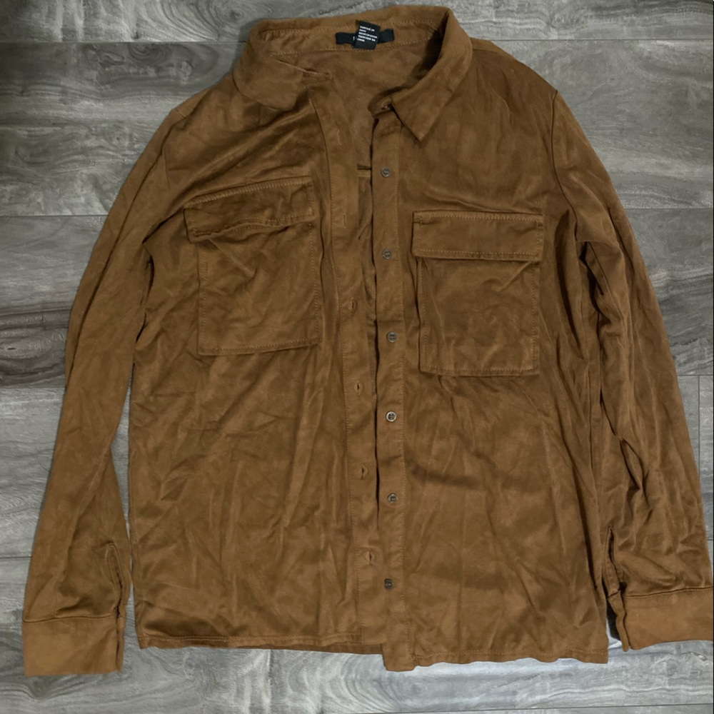 Brown Button Down - image 1